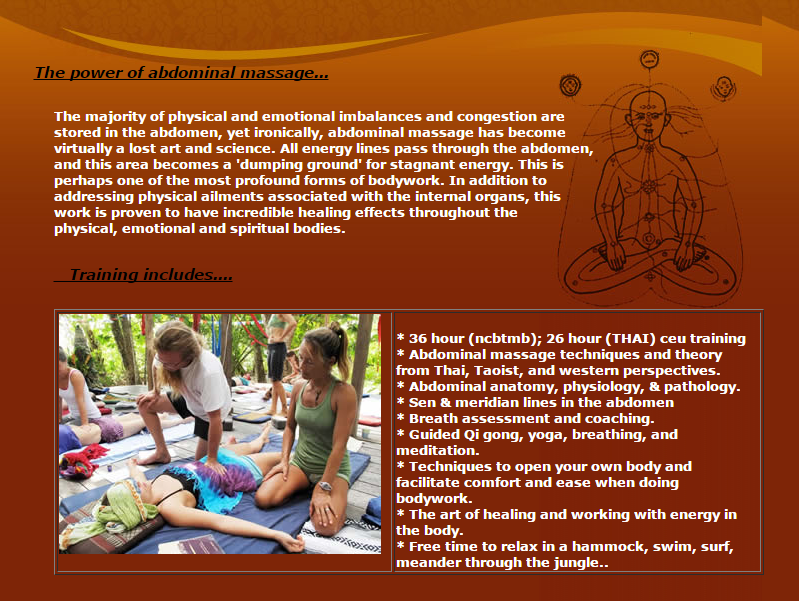 Abdominal Massage - Thai Massage Body Work - Upward Spirals1