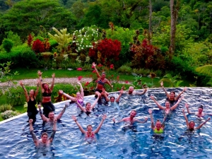 Host a retreat event yoga costa rica - Upward Spirals Successful fun-times-in-the-pool