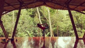 Diamante Center rainforest yoga deck